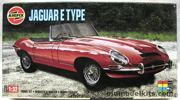 Airfix 1/32 Jaguar Type E Convertible, 02415 plastic model kit